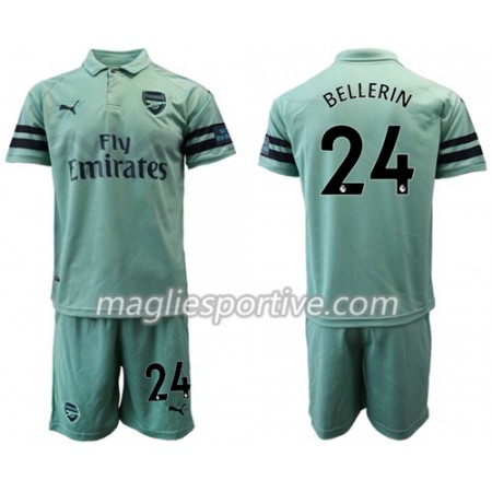 Completo Calcio Arsenal Bellerin 24 Bambino Divisa Terza 2018/2019